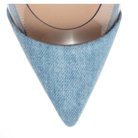 Denim GIANVITO ROSSI Pumps (10.5) - Picture 4 of 14